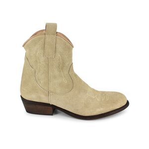 ARTOLOGY Womens Beige Western Style Mireya Round Toe Block Heel Booties 7 M
